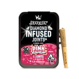 Infused Pre-Roll Pack-West Coast Cure-Pink Yum Yum Jefferey Infused 0.65g 5-Pack-image-1
