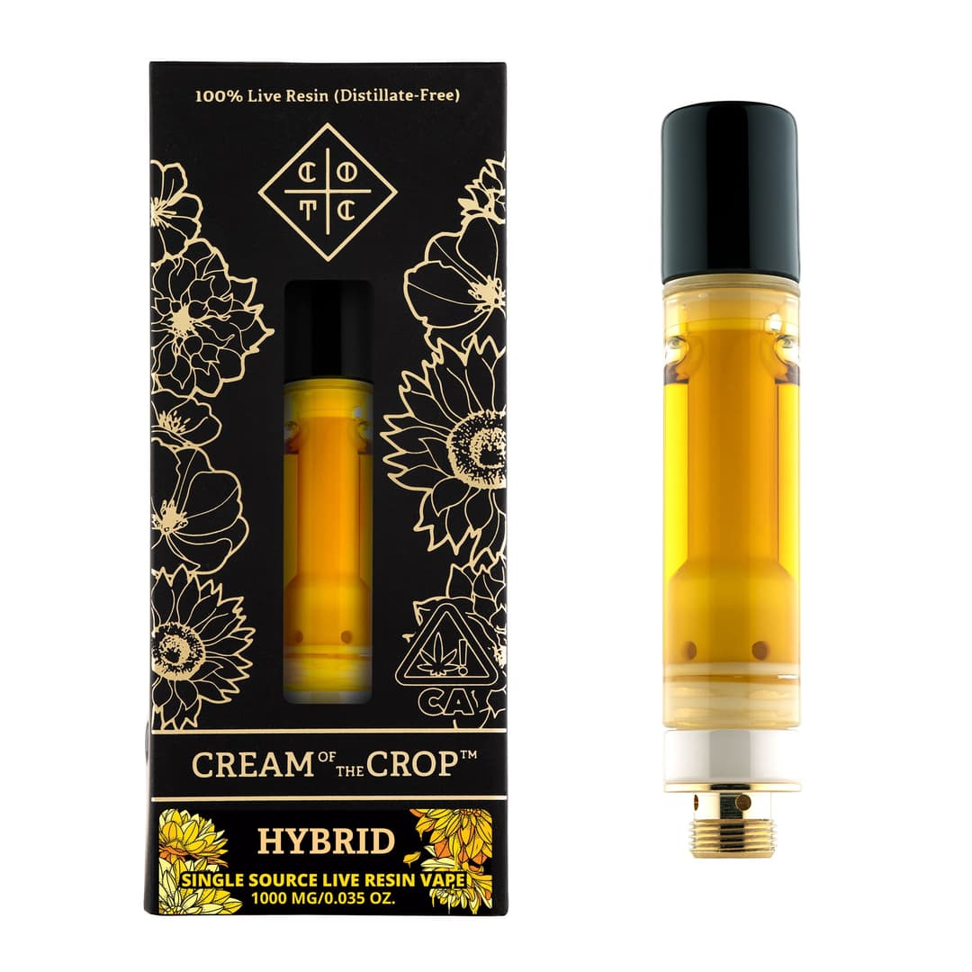 Live Resin Vape-Cream of The Crop-Golden Fruit