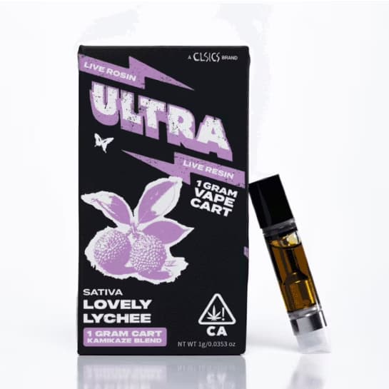 Live Resin Vape-Ultra-Lovely Lychee Cartridge