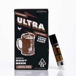Live Resin Vape-Ultra-Root Beer Cartridge-image-1