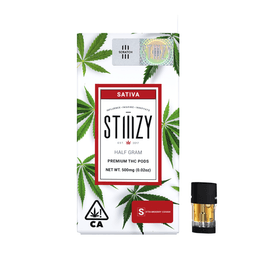 Pod System-STIIIZY-Strawberry Cough Half Gram Pod-image-1