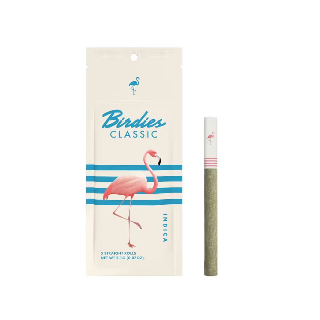 Pre-Roll Pack-Birdies-Indica Classic 0.7g 3-Pack