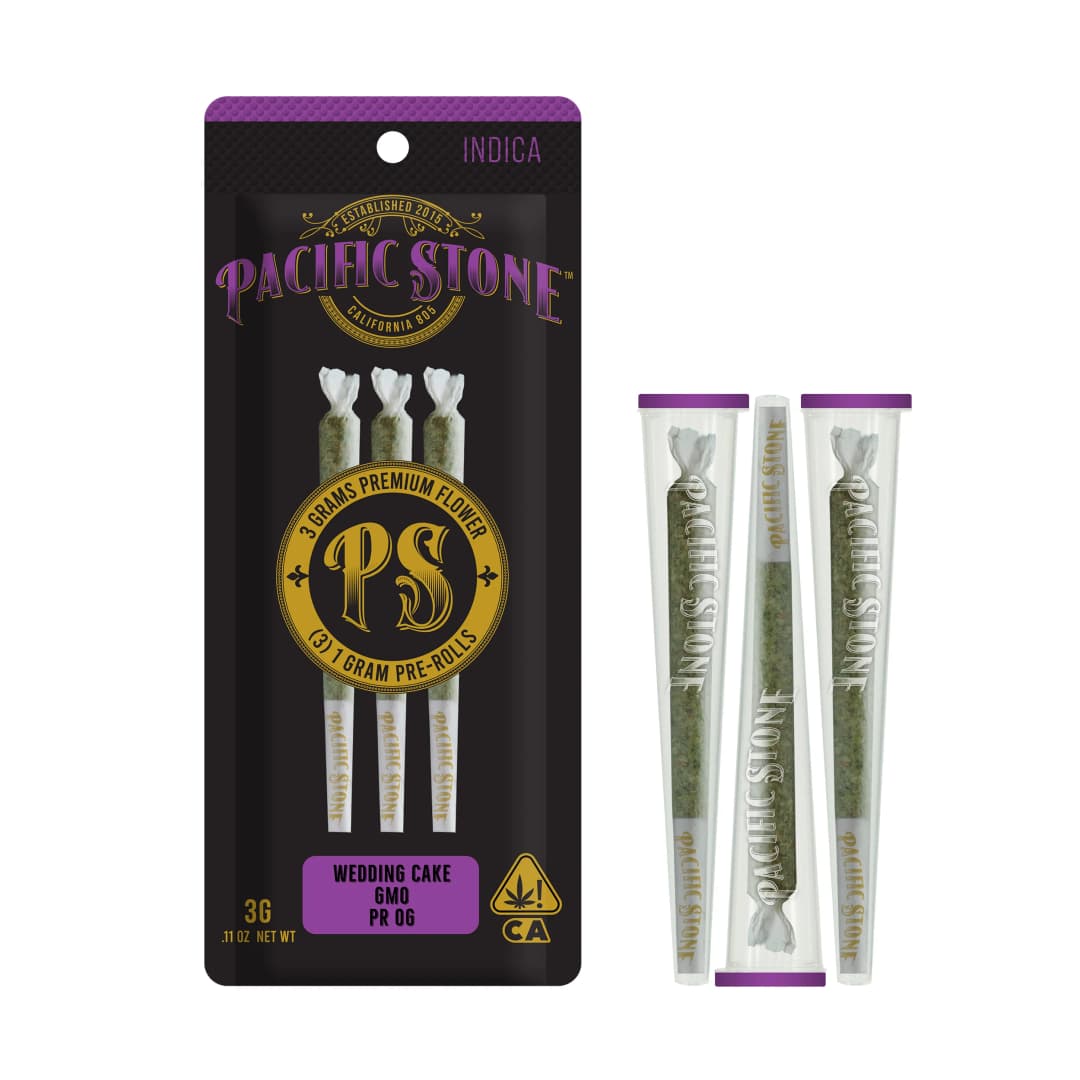 Pre-Roll Pack-Pacific Stone-Indica Variety 3-Pack Prerolls
