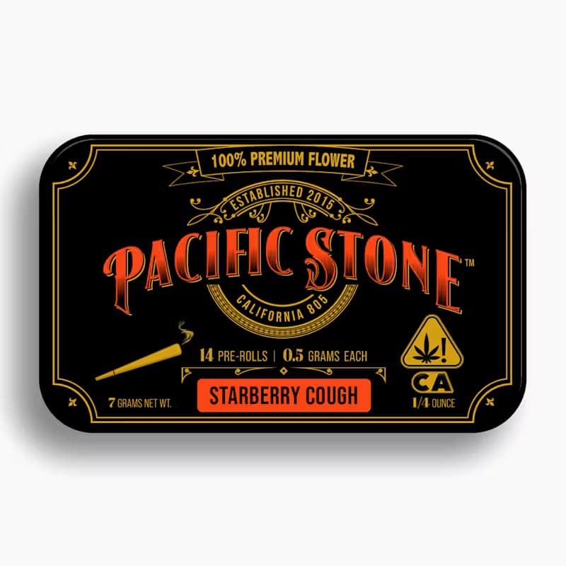 Pre-Roll Pack-Pacific Stone-Starberry Cough 0.5g 14pk