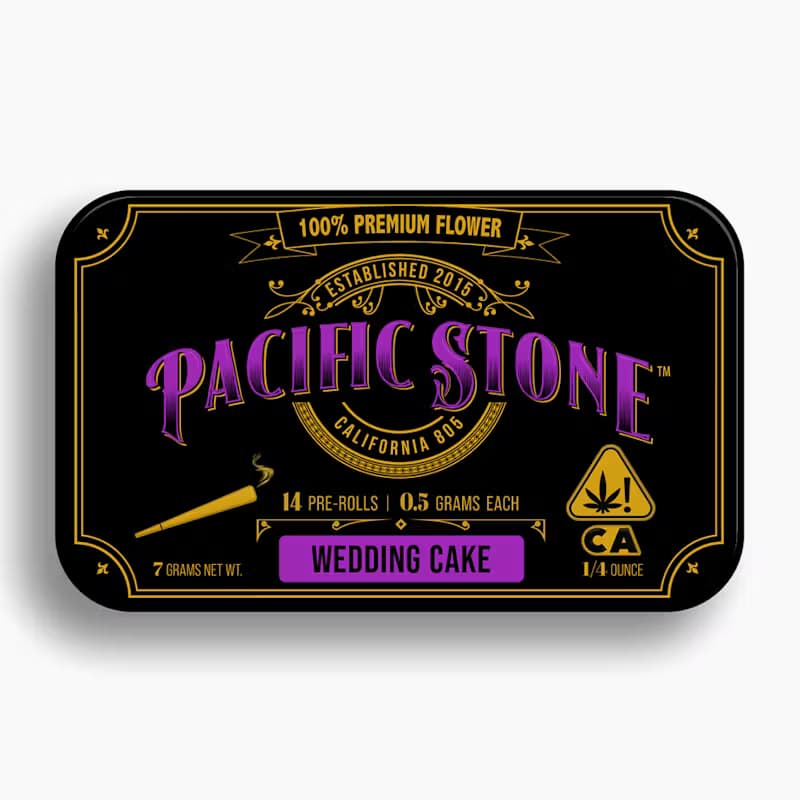 Pre-Roll Pack-Pacific Stone-Wedding Cake 0.5g 14pk
