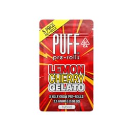 Pre-Roll Pack-PUFF-Lemon Cherry Gelato 0.5g 5-Pack-image-1