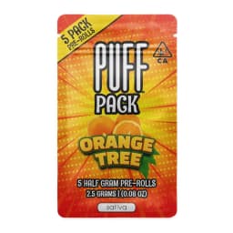 Pre-Roll Pack-PUFF-Orange Tree 0.5g 5-Pack Prerolls-image-1