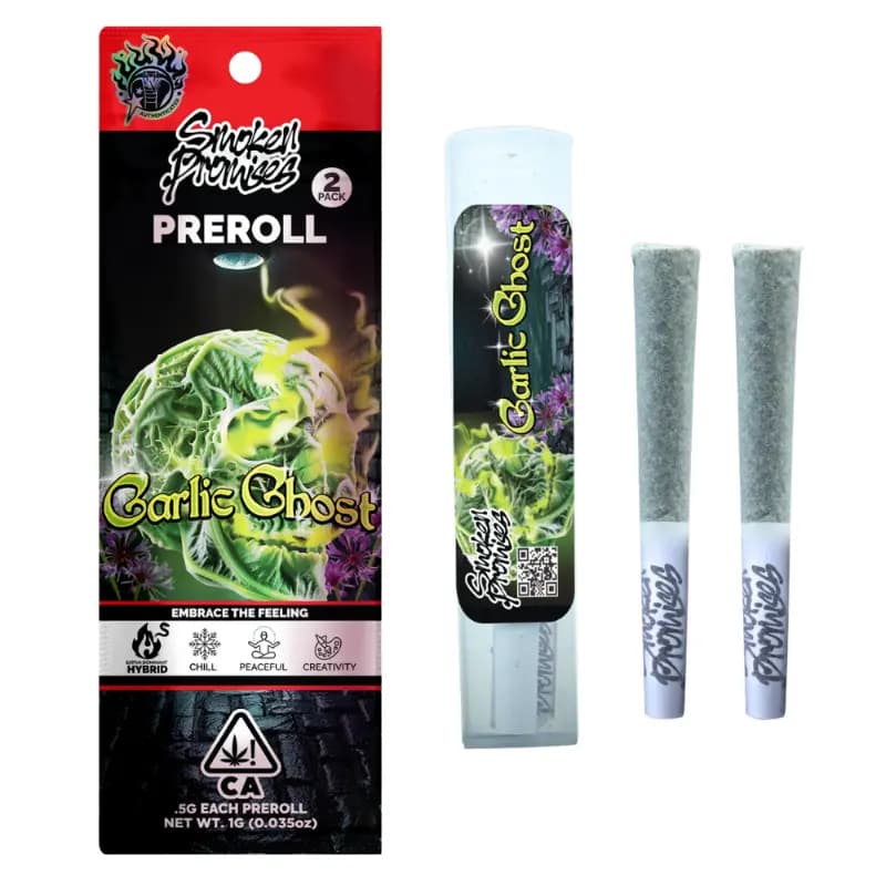 Pre-Roll Pack-Smoken Promises-Garlic Ghost 2-Pack