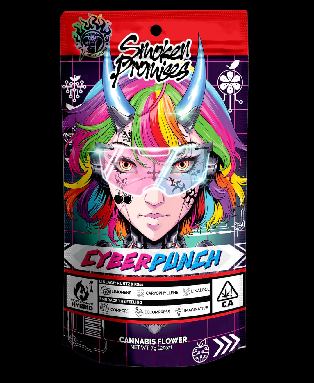 Premium-Smoken Promises-Cyberpunch Quarter Ounce