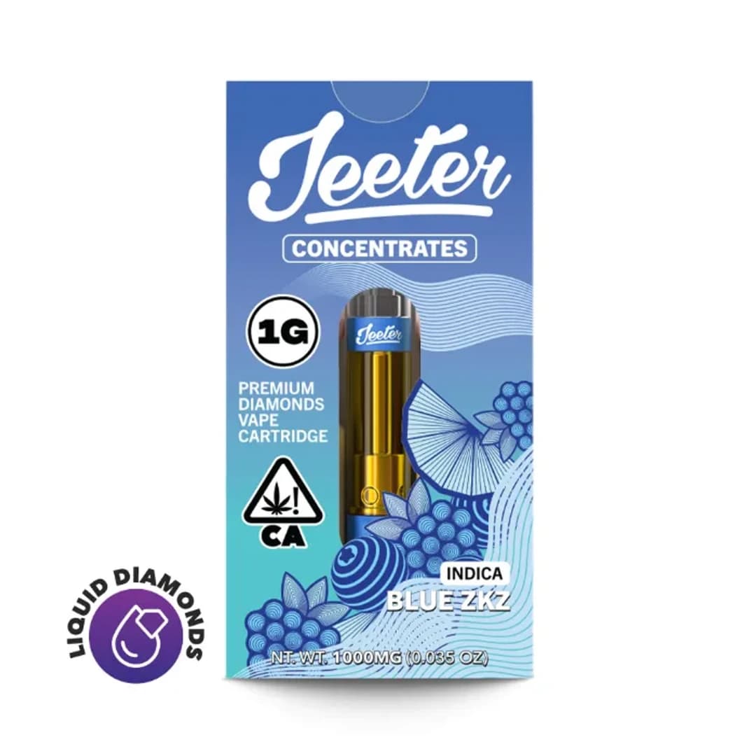 Premium Oil-Jeeter-Blue ZKZ Liquid Diamond Cartridge