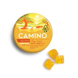 Ratio (CBN/CBD)-Camino-Mango Serenity 1:1 CBD Gummies-image-1