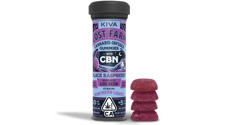 Black Raspberry 2:1 CBN Live Resin Gummies