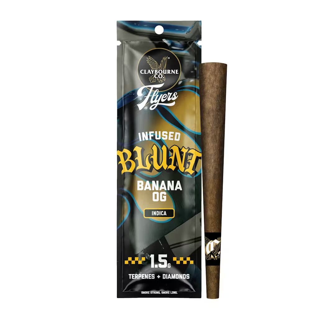 Single Infused Pre-Roll-Claybourne Co.-Banana OG Infused Blunt