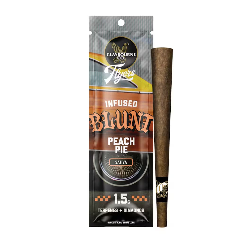 Single Infused Pre-Roll-Claybourne Co.-Peach Pie Infused Blunt