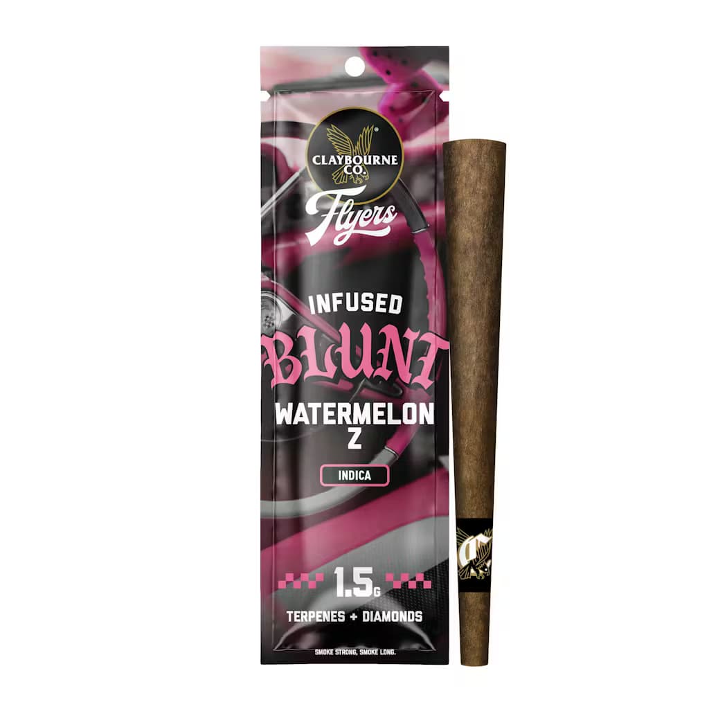 Single Infused Pre-Roll-Claybourne Co.-Watermelon Z Infused Blunt