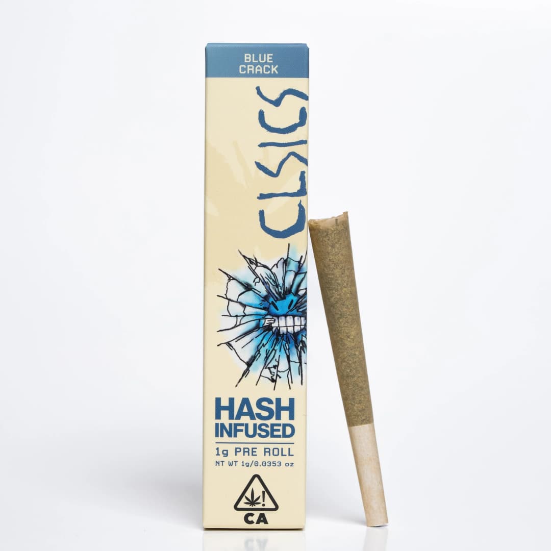 Single Infused Pre-Roll-CLSICS-Blue Crack Hash Infused Preroll