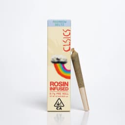 Single Solventless Rosin Pre-Roll-CLSICS-Rainbow Beltz Pre-Roll-image-1