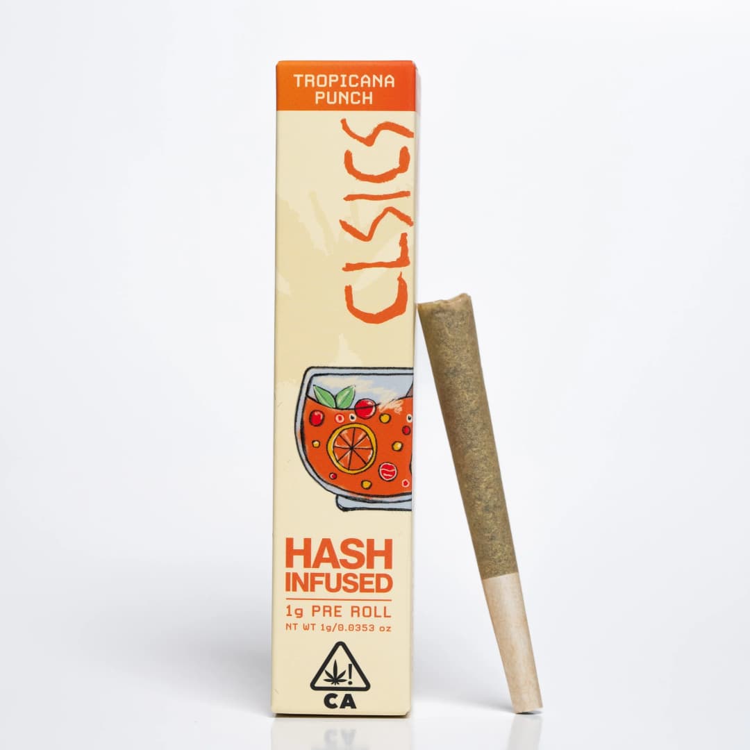 Single Solventless Rosin Pre-Roll-CLSICS-Tropicana Punch Pre-Roll