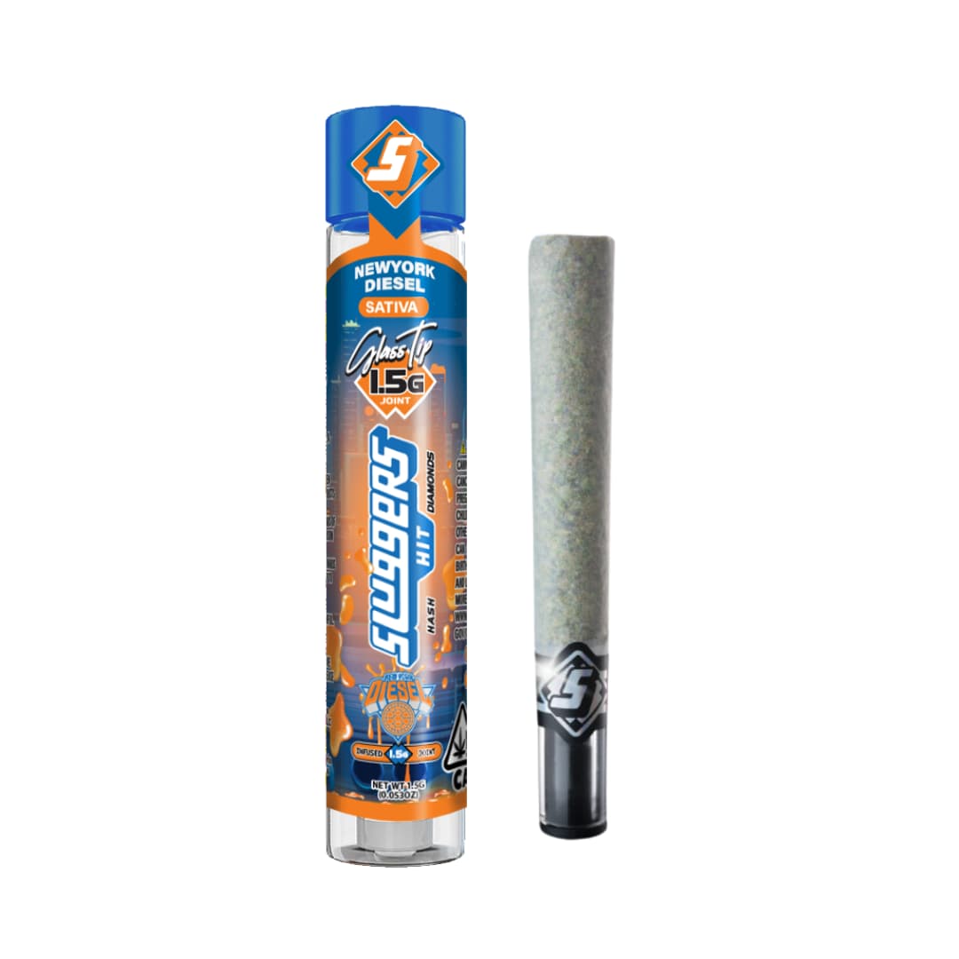 Single Infused Pre-Roll-Sluggers Hit-New York Diesel Infused Preroll