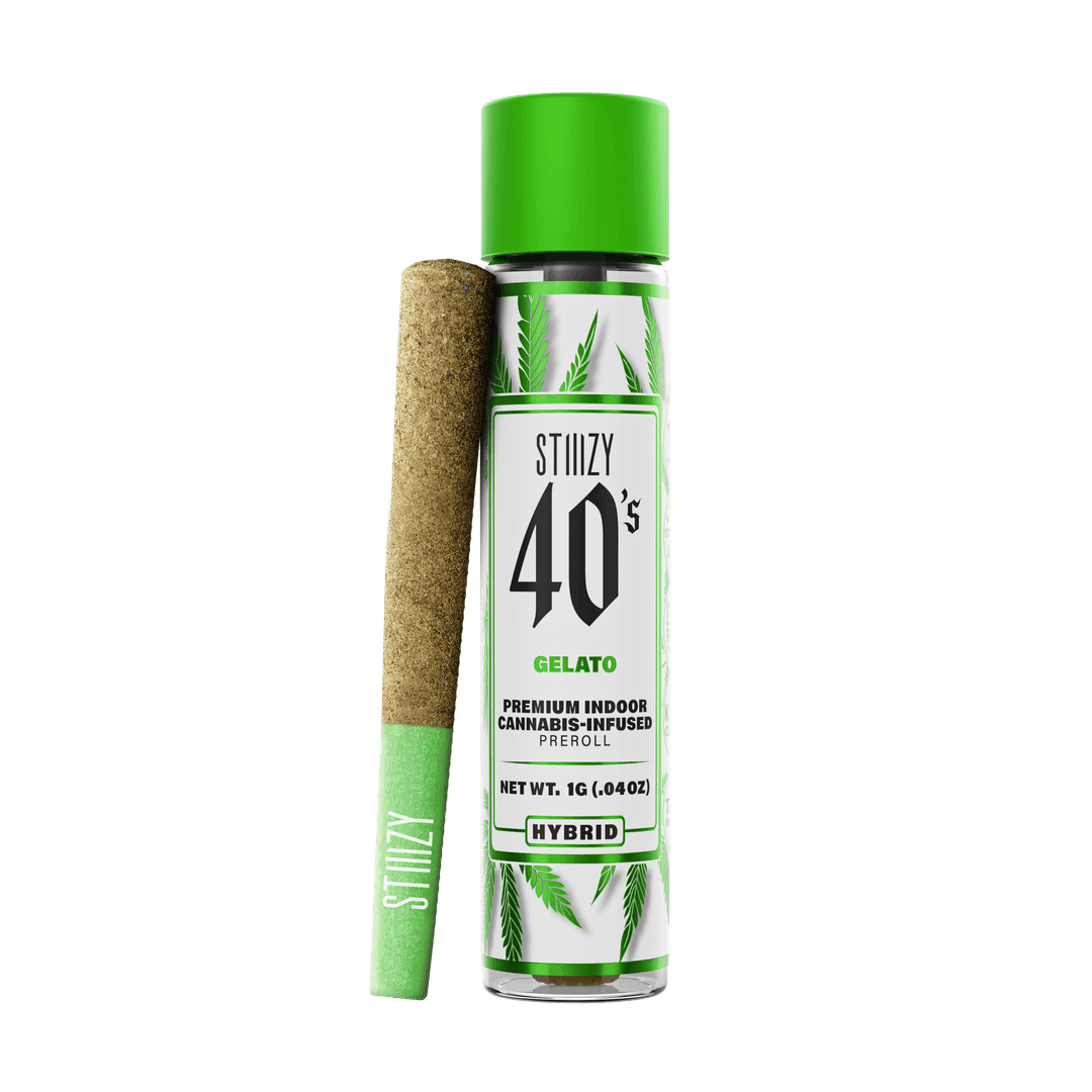 Single Infused Pre-Roll-STIIIZY-Gelato 40's Infused Pre-roll
