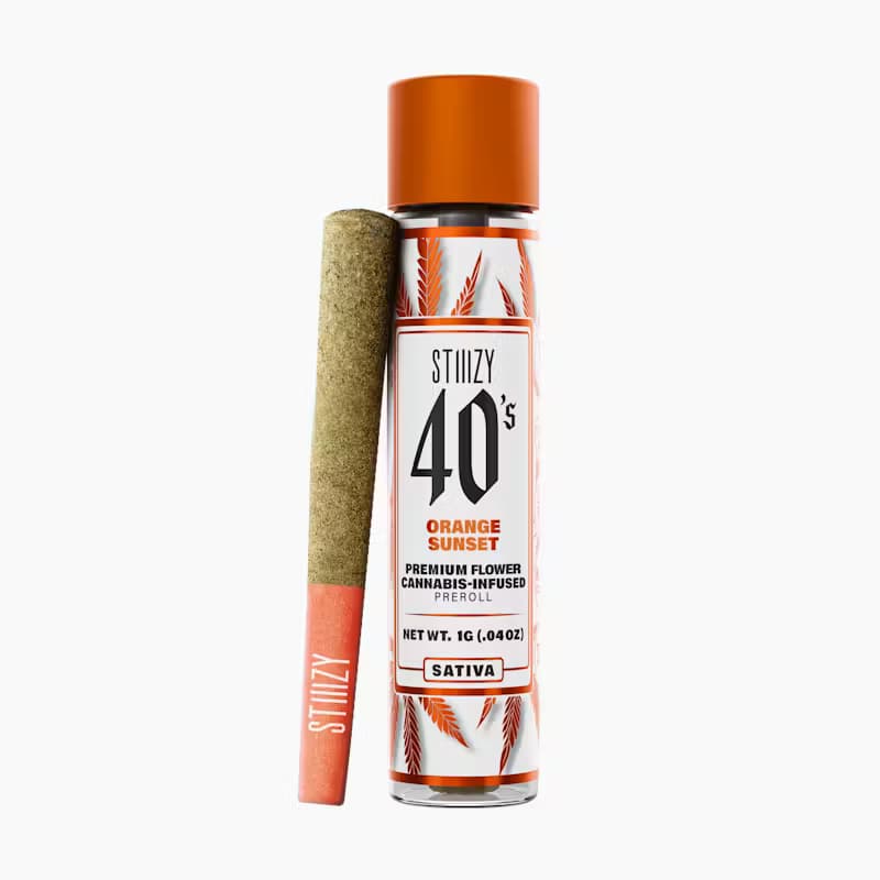 Single Infused Pre-Roll-STIIIZY-Orange Sunset 40s Preroll