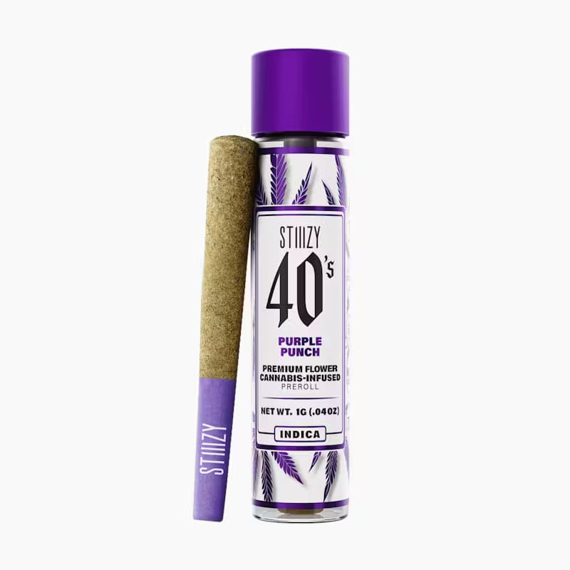 Single Infused Pre-Roll-STIIIZY-Purple Punch 40's Pre-Roll