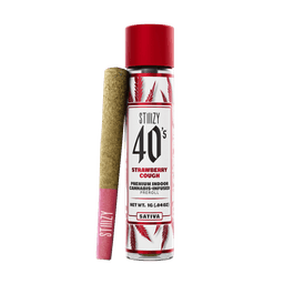 Single Infused Pre-Roll-STIIIZY-Strawberry cough 40's Infused Pre-Roll-image-1
