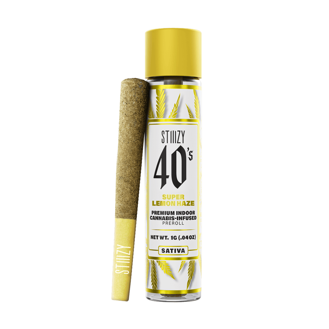 Single Infused Pre-Roll-STIIIZY-Super Lemon Haze 40's Infused Pre-Roll