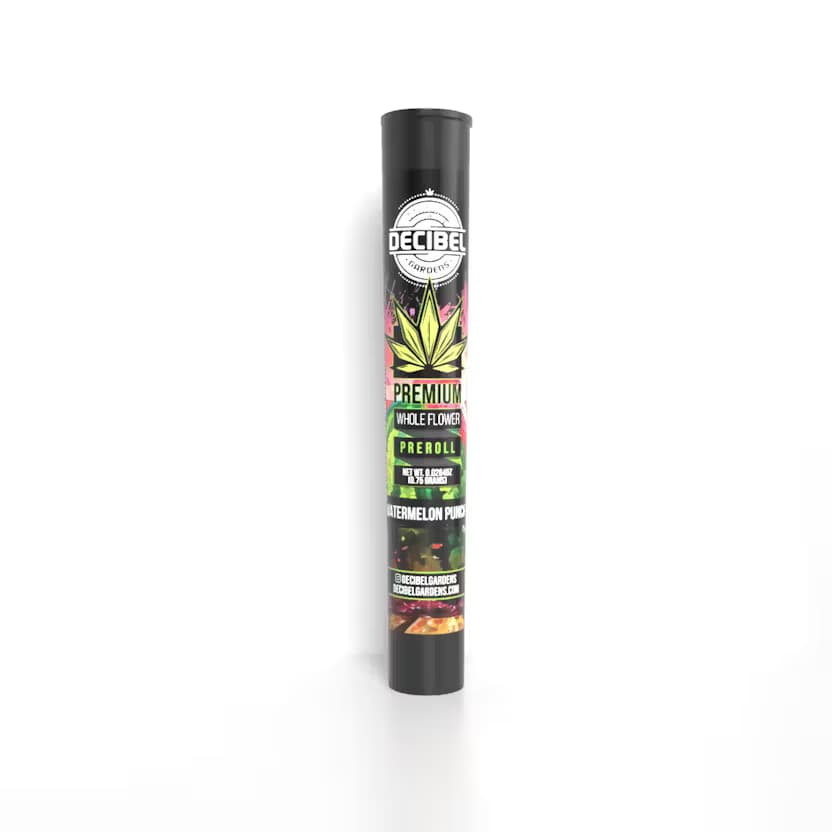 Single Pre-Roll-Decibel Gardens-Watermelon Punch Pre-roll
