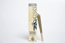 Single Solventless Rosin Pre-Roll-CLSICS-Ghost Vapor Rosin Infused Preroll-image-1