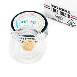 Solventless Rosin-Punch Extracts-Canal St. Fatso Tier 4 Live Rosin Cold Cure Badder-image-1