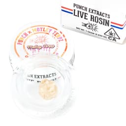 Solventless Rosin-Punch Extracts-Cranberry Zowahh Tier 4 Live Rosin Cold Cure Badder-image-1