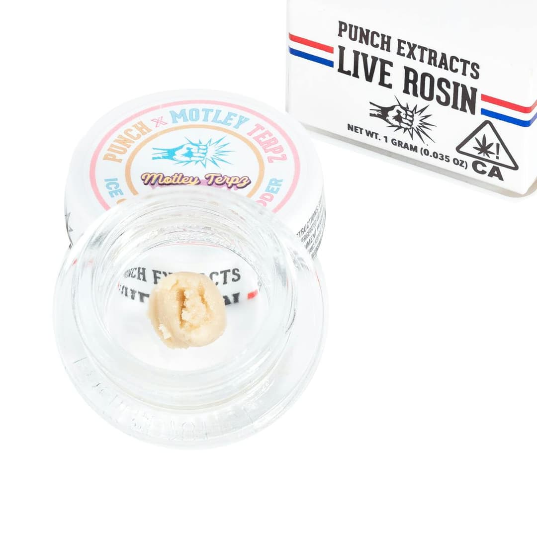 Solventless Rosin-Punch Extracts-Ice Cream Diesel Tier 4 Live Rosin Cold Cure Badder