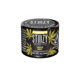 Solventless Rosin-STIIIZY-Lemon drop Live Rosin Badder-image-1