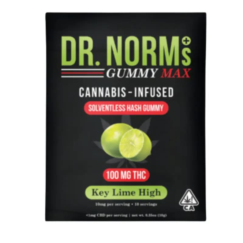 Solventless Rosin / Hash-DR.Norms-Key Lime High MAX Hash Gummy