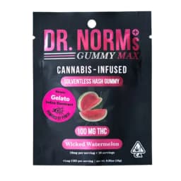 Solventless Rosin / Hash-DR.Norms-Wicked Watermelon MAX Hash Gummy-image-1