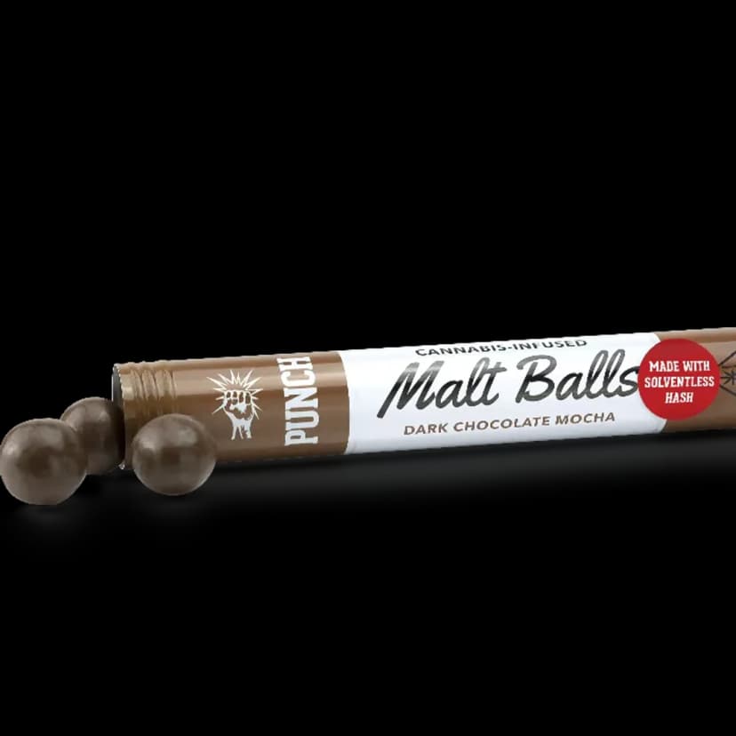 Dark Chocolate Mocha Hash Malt Balls