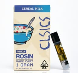 Solventless Rosin Vape-CLSICS-Cereal Milk Cartridge-image-1