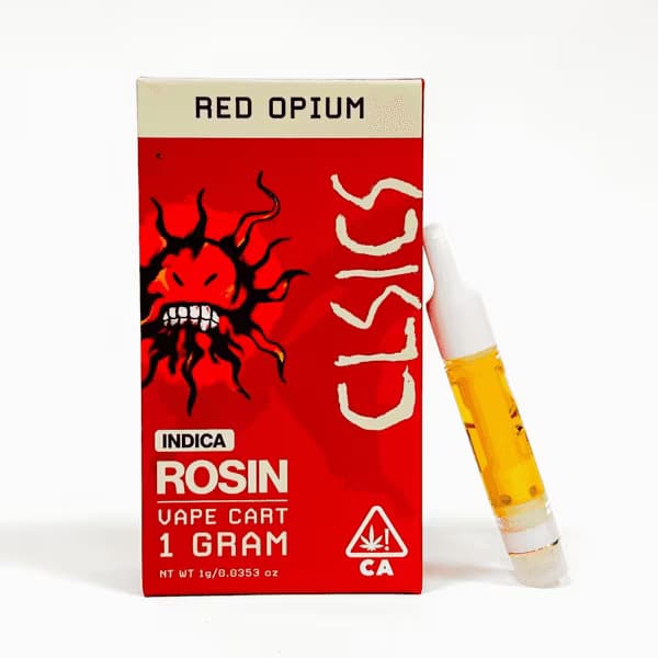 Solventless Rosin Vape-CLSICS-Red Opium Cartridge
