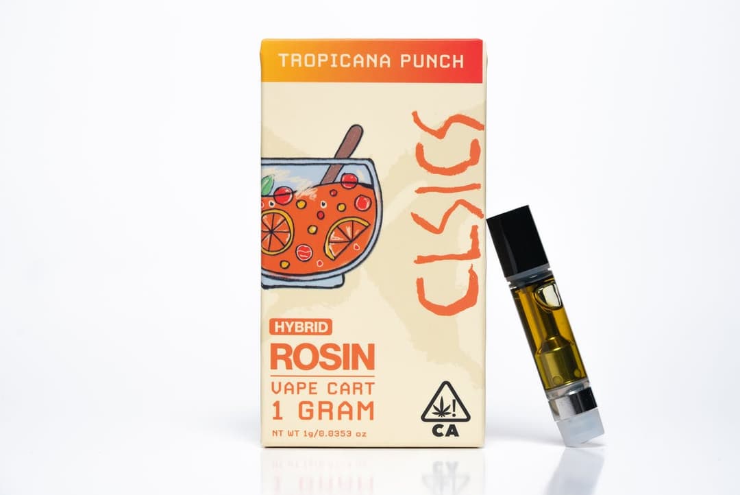 Solventless Rosin Vape-CLSICS-Tropicana Punch Cartridge
