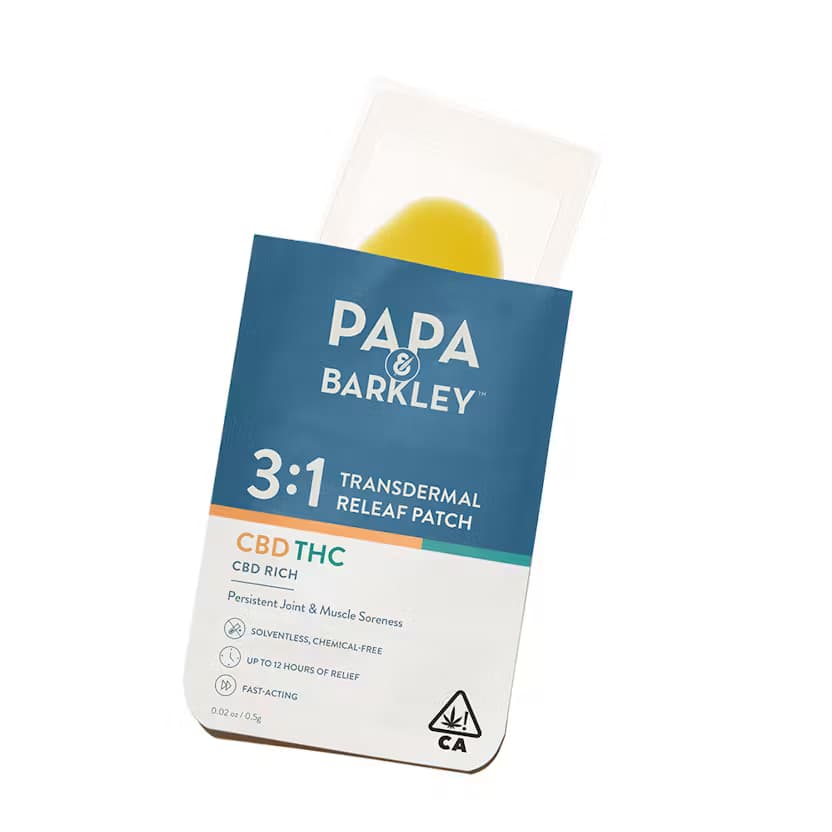 Topicals-Papa & Barkley-3:1 Releaf Patch
