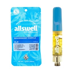 Vapes-Allswell-Granddaddy Purple Cartridge-image-1