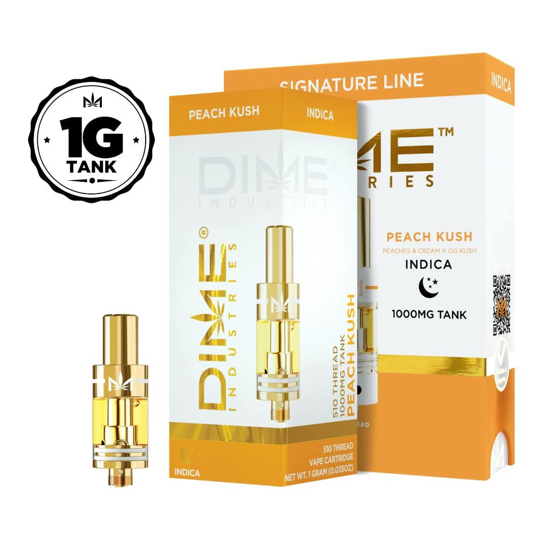 Vapes-Dime Industries-Peach Kush Cartridge