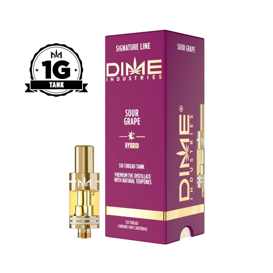 Vapes-Dime Industries-Sour Grape Cartridge