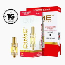 Vapes-Dime Industries-Strawberry Cough Cartridge-image-1