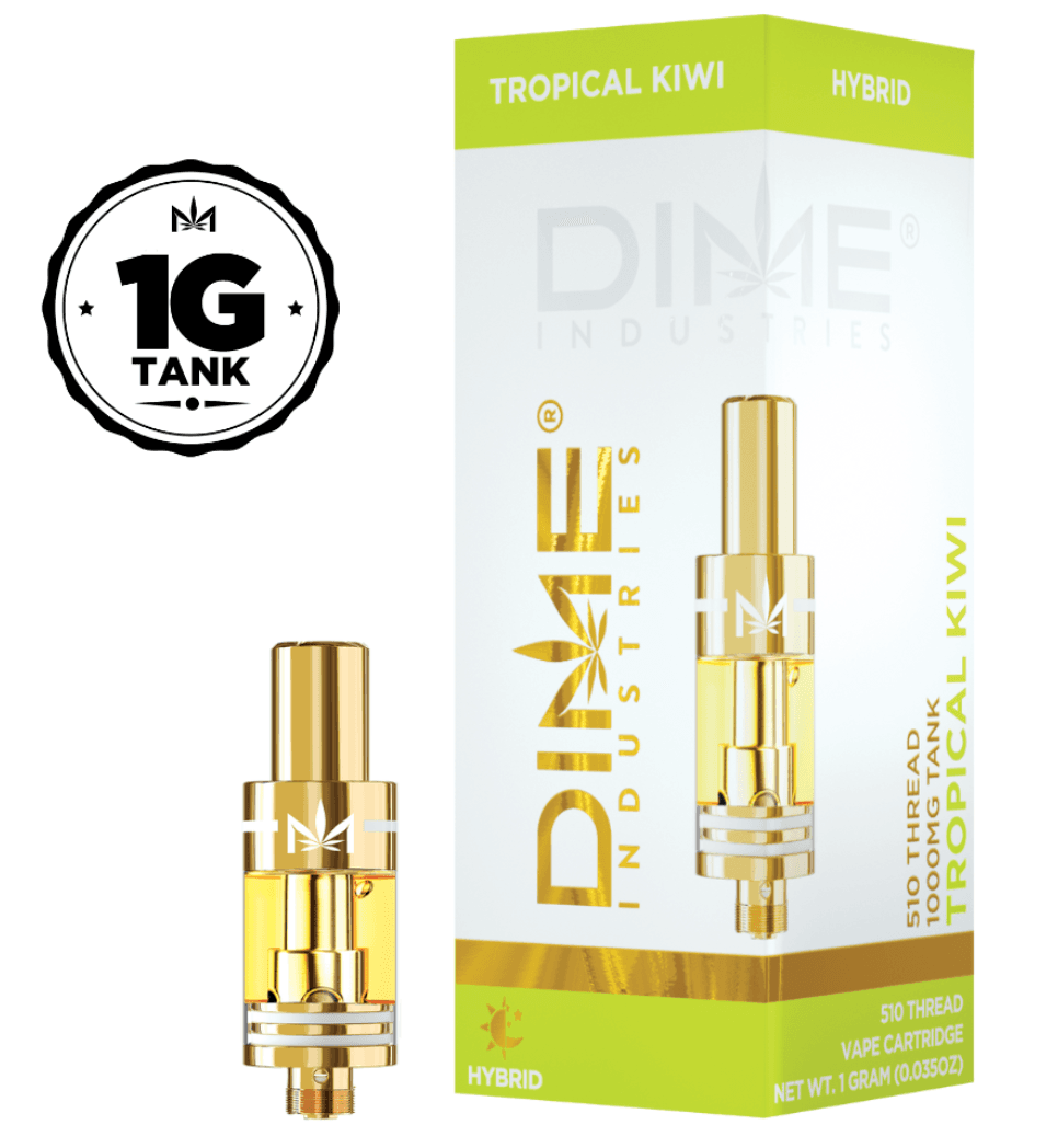 Vapes-Dime Industries-Tropical Kiwi Cartridge