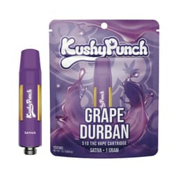 Vapes-Kushy Punch-Grape Durban Cartridge-image-1